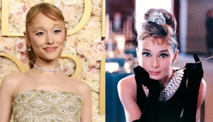 Photo: Ariana Grande leaning into Audrey Hepburns looks for style inspo: Source