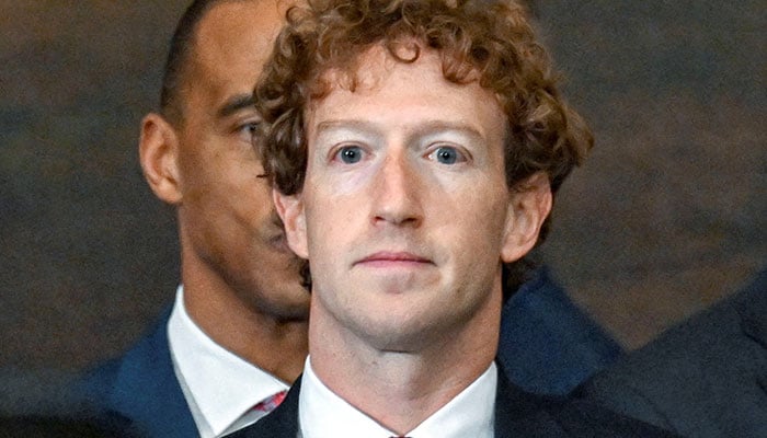 Mark Zuckerberg arrives before the inauguration of Donald Trump as the 47th president of the United States takes place inside the Capitol Rotunda of the US Capitol building in Washington, D.C., Monday, January 20, 2025. — Reuters