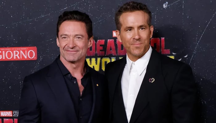 Ryan Reynolds surprises Hugh Jackman