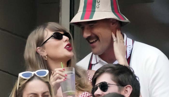 Taylor Swift gives instantly family vibe at Travis Kelces suite during Chiefs game