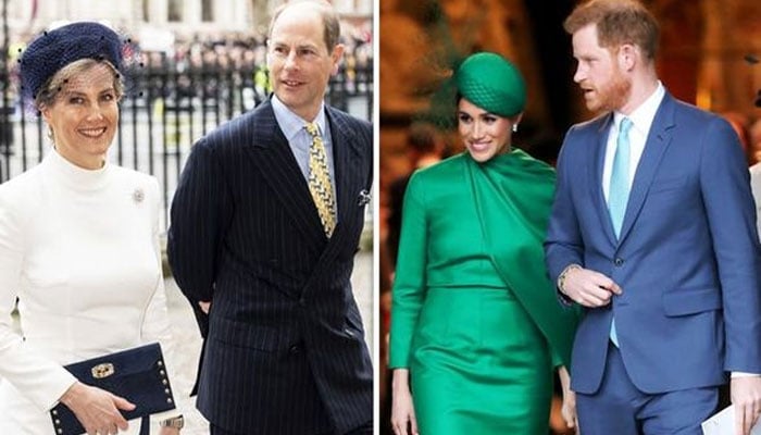 Duchess Sophie, Prince Edward fill Meghan Markle, Harrys positions in royal family