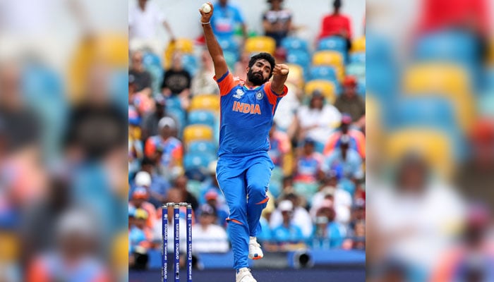 India’s Jasprit Bumrah in action during ICC T20 World Cup 2024 Final between India and South Africa on June 29, 2024. — Reuters