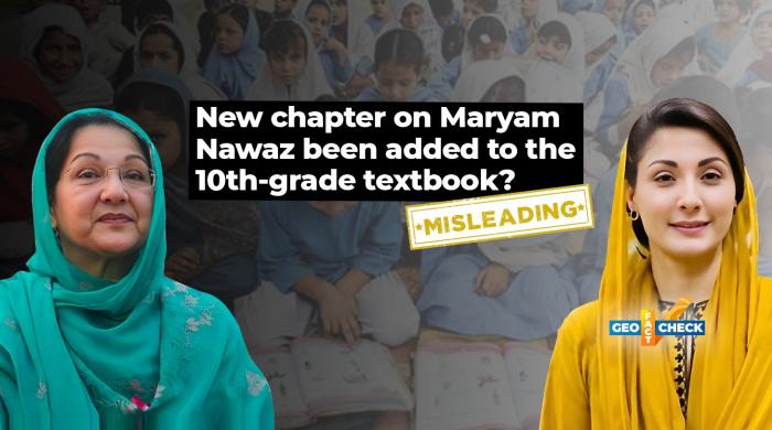 Fact-check: Has a new chapter on Maryam Nawaz been added to 10th-grade textbook?