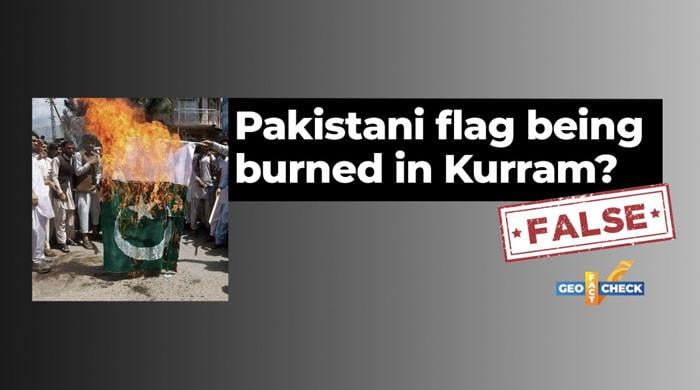 Fact-check: Viral claim of Pakistani flag burning in Kurram is false