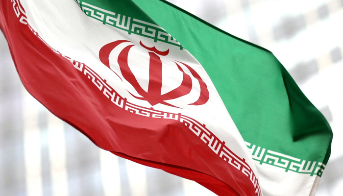 Iranian flag flies in front of the U.N. office building, housing IAEA headquarters, Vienna, Austria on May 24, 2021. — Reuters