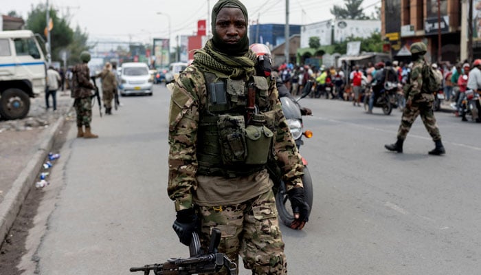 Members of the M23 group patrol the streets, amid clashes with the Armed Forces of the Democratic Republic of the Congo (FARDC), in Goma, North Kivu province in eastern Democratic Republic of the Congo, January 30, 2025. — Reuters