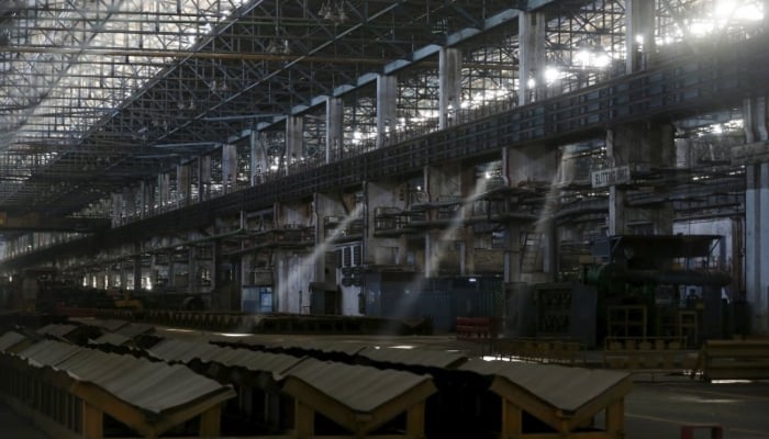 Inside view of the Pakistan Steel Mills, where production has been stalled for several years. — Reuters/ File