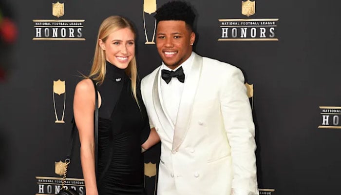 Saquon Barkley gets engaged to longtime love Anna Congdon