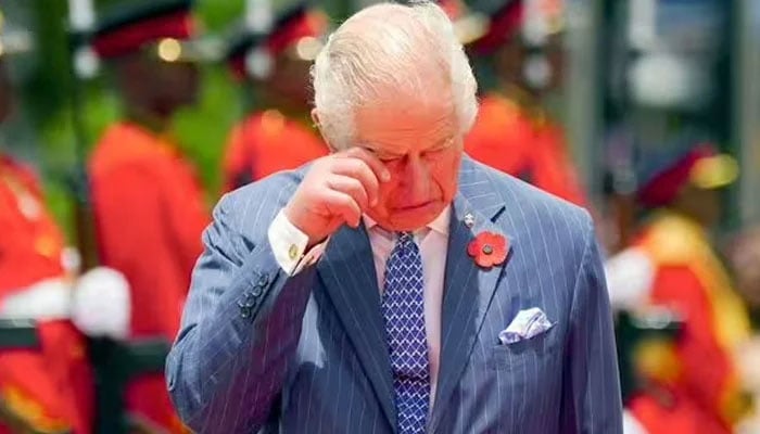 King Charles wells up with tears as key Royal family member makes heartfelt pledge