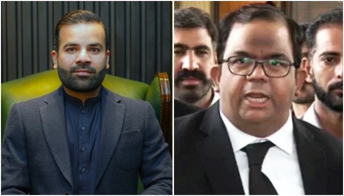 Government’s spokesperson on legal affairs Barrister Aqeel Malik (Left) and Faisal Chaudhry, lawyer of PTI founder Imran Khan. — Facebook/barristeraqeelmalik/ChaudhryFaisal.1223/File