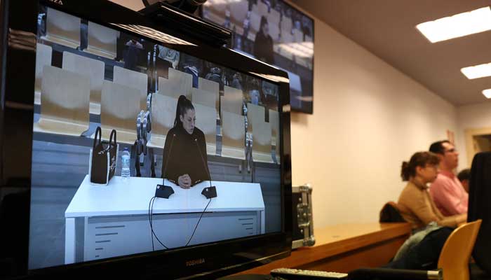 Jenni Hermoso testifies on day one of Rubiales trial - National Court, Madrid, Spain, February 3, 2025. — Reuters