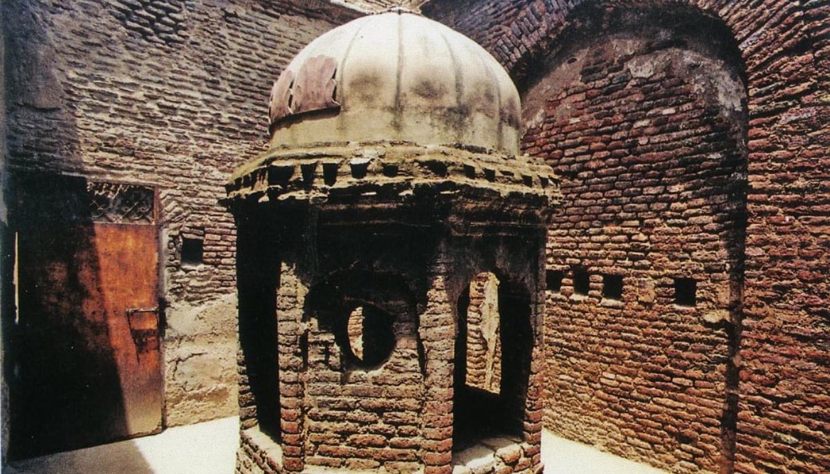 Temple of Loh situated inside the Alamgiri Gate in Lahore is an ancient temple. — Walled City of Lahore Authority