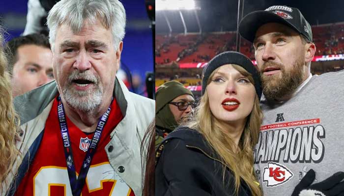 Travis Kelces dad addresses big rumor about Taylor Swift