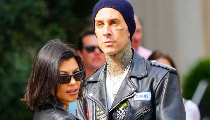 Travis Barker, Kourtney Kardashian share sweet moment during 5K run