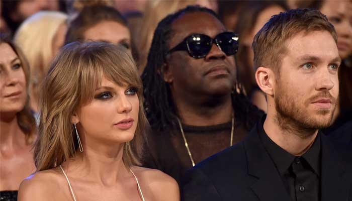 Taylor Swift with former boyfriend Calvin Harris