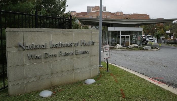 The patients entrance at the National Institutes of Health is shown in Bethesda, Maryland October 16, 2014. — Reuters