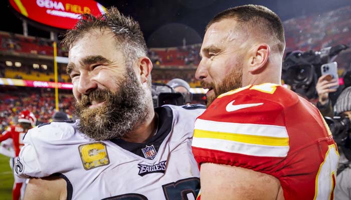 Jason Kelce reflects on bond with brother Travis amid success