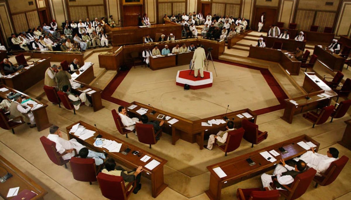 An inside view of the Balochistan Assembly. — APP/File