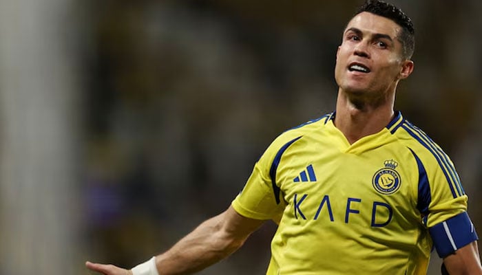 Al Nassrs Cristiano Ronaldo celebrates scoring their second goal in a Group B match of the Asian Champions League against Al Rayyan at Al-Awwal Park, Riyadh, Saudi Arabia on September 30, 2024. — Reuters