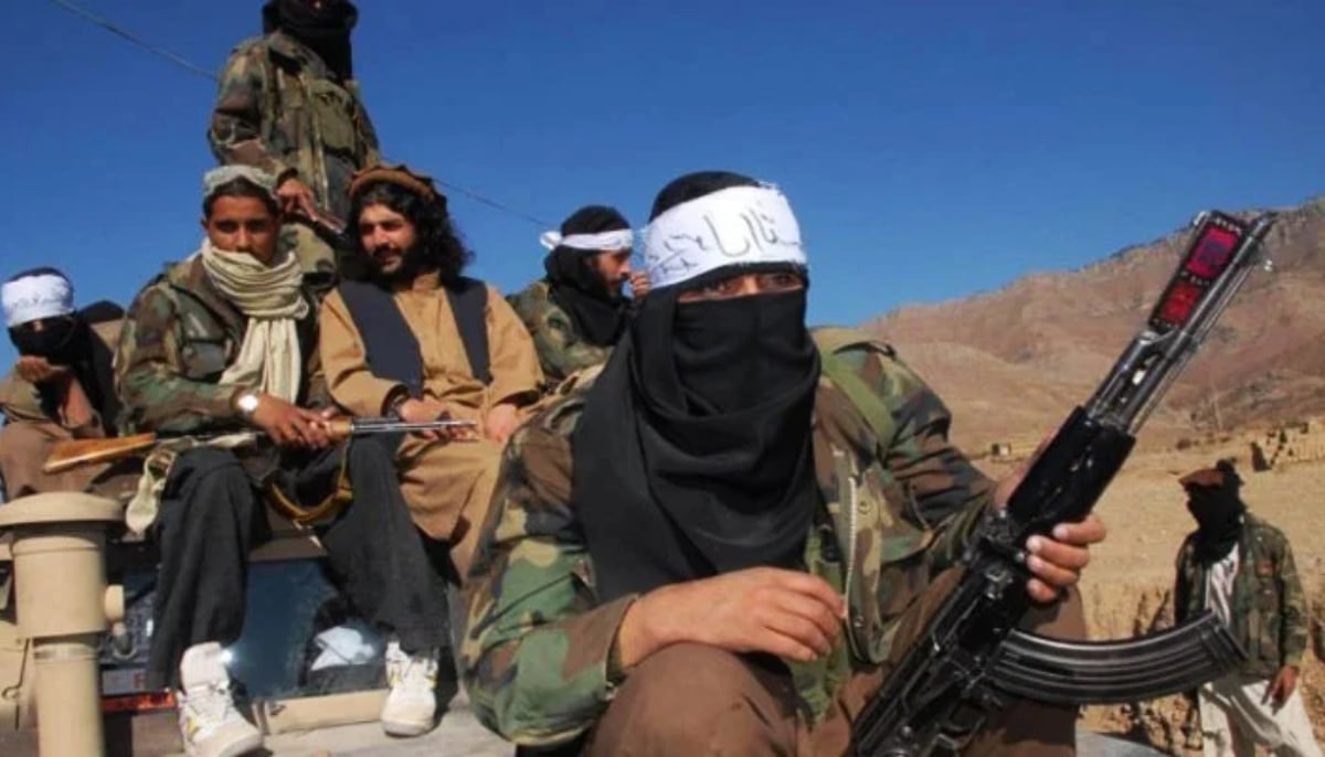 An undated image of TTP militants. — AFP/File