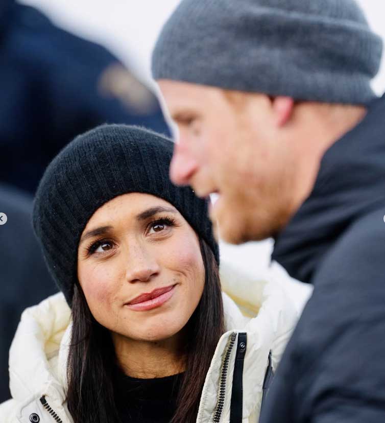 The way Meghan looks at Harry! Duke and Duchess kill separation rumors