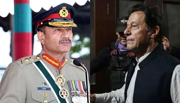 Chief of Army Staff (COAS) General Asim Munir (left) and PTI founder Imran Khan. — AFP/ISPR/File