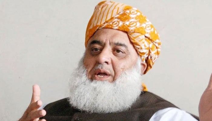 Jamiat Ulema-E-Islam-Fazl (JUI-F) chief Maulana Fazlur Rehman. — Radio Pakistan/File