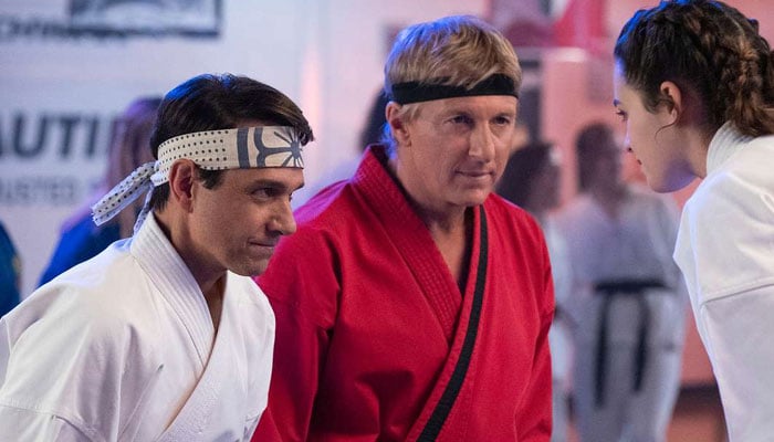 Karate Kid stars form strong bond in Cobra Kai