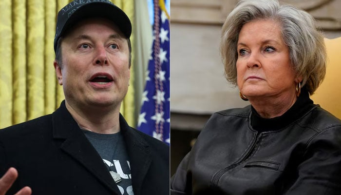 Elon Musk and Susie Wiles are pictured in Washington, US, February 11, 2025 and in Washington, U.S. February 3, 2025 respectively in this combination photo. — Reuters