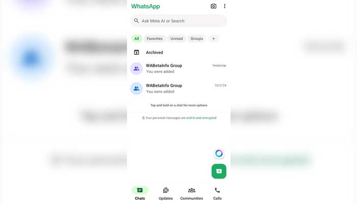 This screenshot shows the new WhatsApp update. — WABetaInfo