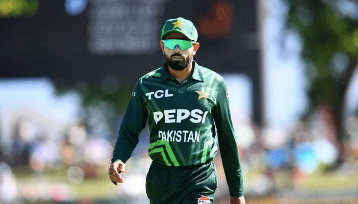 Pakistan´s Babar Azam in action during the first ODI against South Africa at The Boland Oval in Paarl on December 17, 2024. — AFP