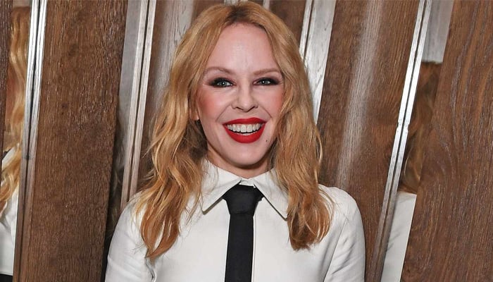 Kylie Minogue steps out in style ahead of her Tension Tour