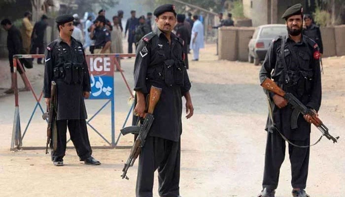 An undated representational image of Levies personnel standing guard at a checkpoint at an undisclosed location. — Reuters/File