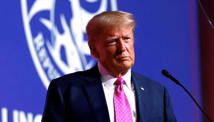 US President Donald Trump attends the Oakland County GOP Lincoln Day Dinner in Novi, Michigan, U.S. June 25, 2023. — Reuters