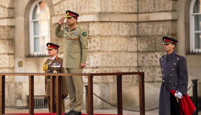 COAS General Syed Asim Munir is visiting UK to attend the 7th Regional Stabilisation Conference at the esteemed Royal Military Academy Sandhurst. — ISPR