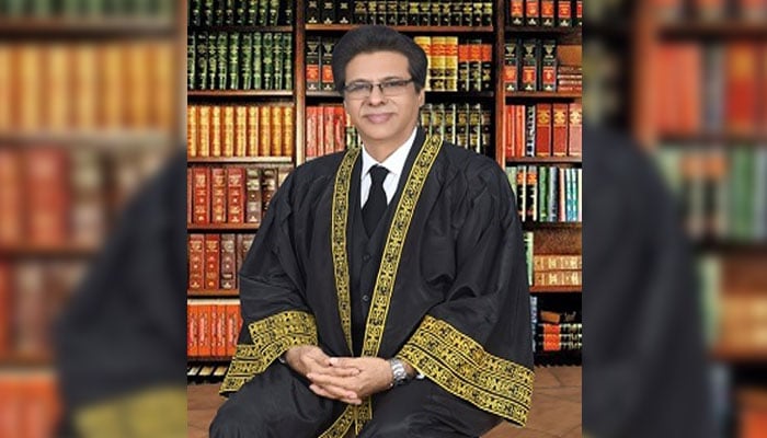 Supreme Courts Justice Muhammad Ali Mazhar. — SC website/File