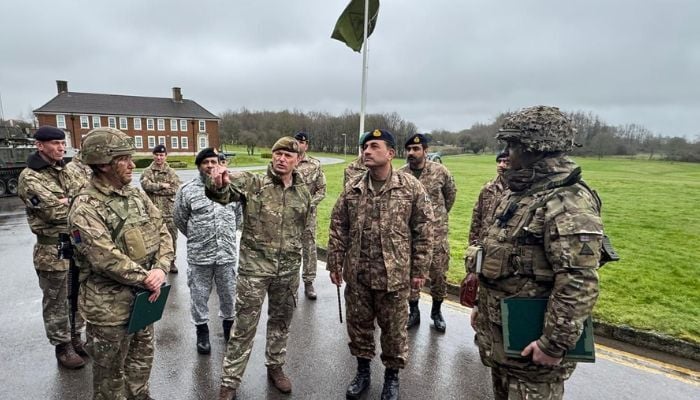 Chief of Army Staff (COAS) General Syed Asim Munir visits Warminster and Larkhill Garrisons in the United Kingdom, February 21, 2025. — ISPR