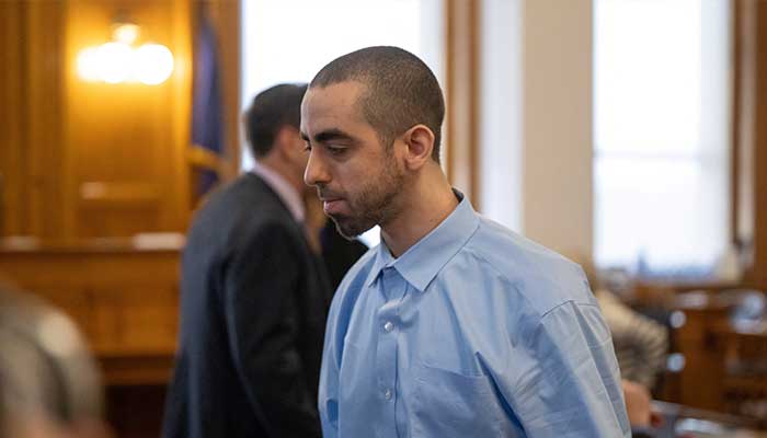 Defendant Hadi Matar arrives for his trial on charges of second-degree attempted murder and second-degree assault dating to an attack on Salman Rushdie, at Chautauqua County Court in Mayville, New York, US, February 11, 2025. — Reuters