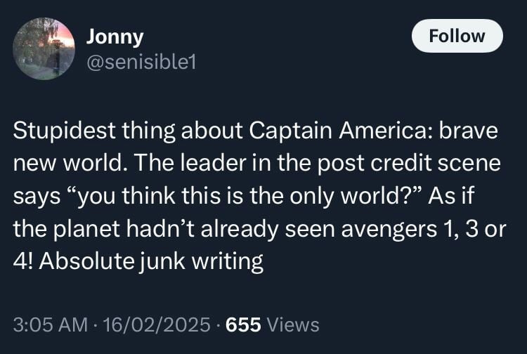 Captain America: Brave New World director reflects on stupid post-credit scene