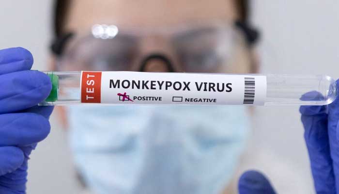 Test tubes labelled Monkeypox virus positive are seen in this illustration taken May 23, 2022. — Reuters