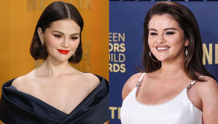 Selena Gomezs slimmed-down look at 2025 SAG awards sparks buzz