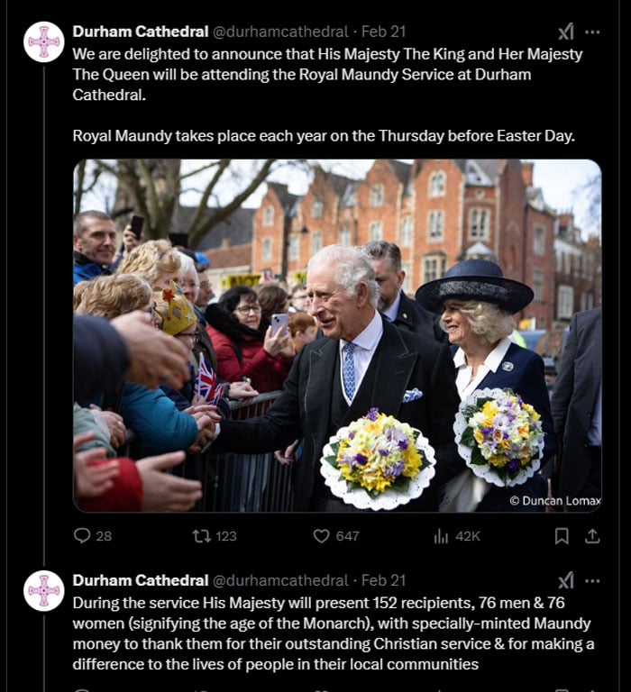 Royal fans receive exciting news about King Charles, Queen Camilla