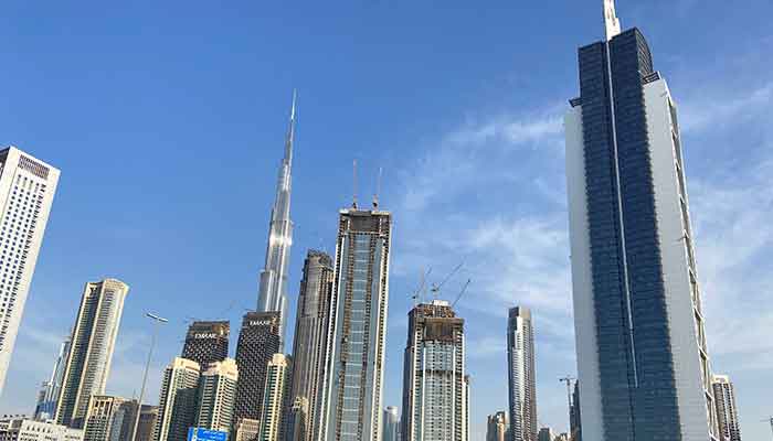 General view of the Burj Khalifa skyline in Dubai, United Arab Emirates, December 8, 2021. — Reuters