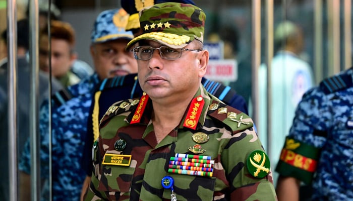 This undated photo shows Bangladeshs army chief Waker-Uz-Zaman. — AFP