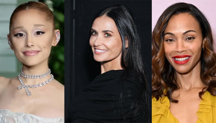 Ariana Grande, Demi Moore, Zoe Saldana glam up for Sundays Academy Awards