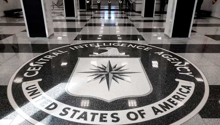 The seal of the Central Intelligence Agency is shown at the entrance of the CIA headquarters in McLean, Virginia, US, September 24, 2022. — Reuters