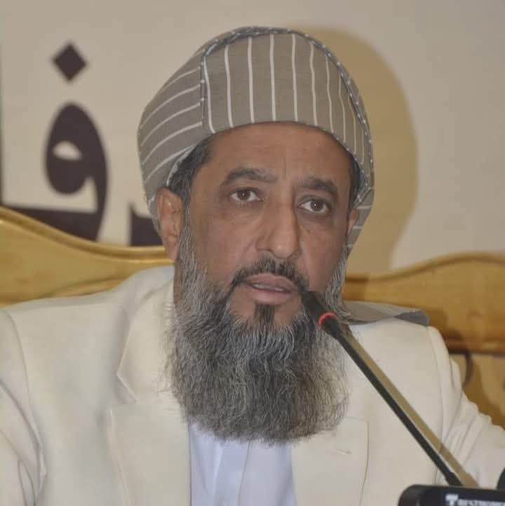 Maulana Hamid-ul-Haq Haqqani, the son of Maulana Sami-ul-Haq Haqqani. — Geo News