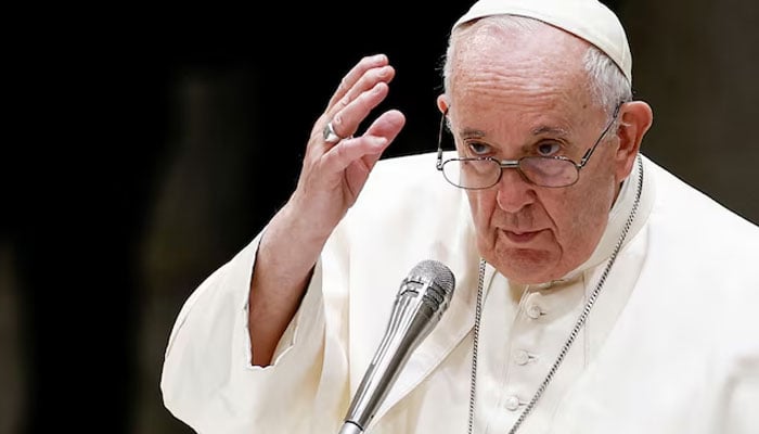 Pope Francis attends the weekly general audience at the Paul VI Hall at the Vatican, December 14, 2022. — Reuters