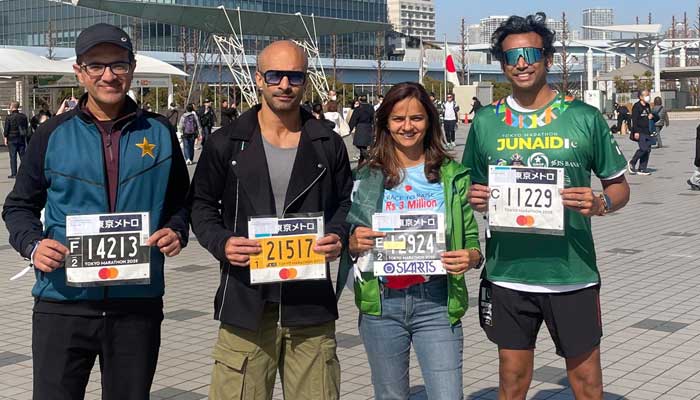 Pakistani runners who will participate in Tokyo Marathon 2025. — Reporter