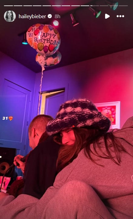 Hailey Bieber celebrates husband Justins 31st birthday